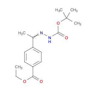 (Z)-tert-butyl 2-(1-(4-(Methoxycarbonyl)phenyl)ethylidene)hydrazinecarboxylate