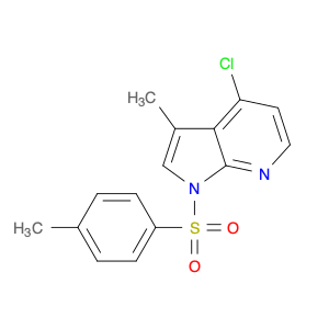 1H-Pyrrolo[2,3-b]pyridine, 4-chloro-3-methyl-1-[(4-methylphenyl)sulfonyl]-