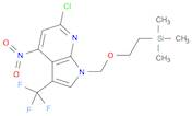 1H-Pyrrolo[2,3-b]pyridine, 6-chloro-4-nitro-3-(trifluoroMethyl)-1-[[2-(triMethylsilyl)ethoxy]Met...