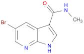 1H-Pyrrolo[2,3-b]pyridine-3-carboxaMide, 5-broMo-N-Methyl-