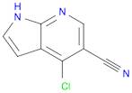 1H-Pyrrolo[2,3-b]pyridine-5-carbonitrile, 4-chloro-