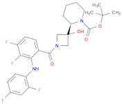 1-Piperidinecarboxylic acid, 2-[1-[3,4-difluoro-2-[(2-fluoro-4-iodophenyl)aMino]benzoyl]-3-hydro...