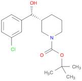 1-Piperidinecarboxylic acid, 3-[(R)-(3-chlorophenyl)hydroxyMethyl]-, 1,1-diMethylethyl ester, (3R)-