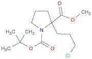 1-tert-Butyl 2-methyl 2-(3-chloropropyl)pyrrolidine-1,2-dicarboxylate