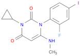 3-cyclopropyl-1-(2-fluoro-4-iodophenyl)-6-(MethylaMino)pyriMidine-2,4(1H,3H)-dione