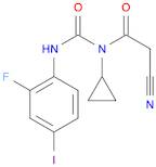 2-cyano-N-cyclopropyl-N-(2-fluoro-4-iodophenylcarbaMoyl)acetaMide