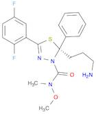 1,3,4-Thiadiazole-3(2H)-carboxamide,2-(3-aminopropyl)-5-(2,5-difluorophenyl)-N-methoxy-N-methyl-...