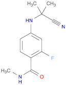 4-(2-CYANOPROPAN-2-YLAMINO)-2-FLUORO-N-METHYLBENZAMIDE