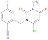 2-((6-chloro-3-Methyl-2,4-dioxo-3,4-dihydropyriMidin-1(2H)-yl)Methyl)-4-fluorobenzonitrile