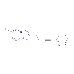 6-Fluoro-2-[4-(pyridin-2-yl)-3-butynyl]imidazo[1,2-a]pyridine