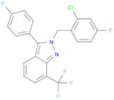 2H-Indazole, 2-[(2-chloro-4-fluorophenyl)Methyl]-3-(4-fluorophenyl)-7-(trifluoroMethyl)-