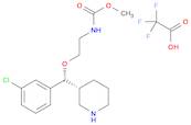 Methyl 2-((R)-(3-chlorophenyl)((R)-piperidin-3-yl)Methoxy)ethylcarbaMate (2,2,2-trifluoroacetate)