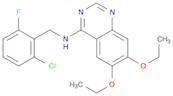 4-Quinazolinamine, N-[(2-chloro-6-fluorophenyl)methyl]-6,7-diethoxy-