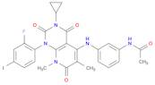 N-(3-(3-cyclopropyl-1-(2-fluoro-4-iodophenyl)-6,8-diMethyl-2,4,7-trioxo-1,2,3,4,7,8-hexahydropyrid…