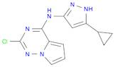 2-Chloro-N-(5-cyclopropyl-1H-pyrazol-3-yl)pyrrolo[2,1-f][1,2,4]triazin-4-aMine