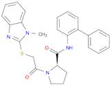 N-[1,1'-Biphenyl]-2-yl-1-[2-[(1-methyl-1H-benzimidazol-2-yl)thio]acetyl-2-pyrrolidinedicarboxamide