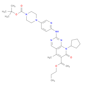 tert-butyl 4-(6-(8-cyclopentyl-5-Methyl-7-oxo-6-(1-propoxyvinyl)-7,8-dihydropyrido[2,3-d]pyriMidin…