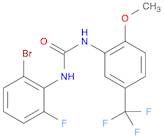 Urea, N-(2-broMo-6-fluorophenyl)-N'-[2-Methoxy-5-(trifluoroMethyl)phenyl]-