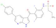 N-[3-[5-(4-chlorophenyl)-1H-pyrrolo[2,3-b]pyridine-3-carbonyl]-2,4-difluorophenyl]propane-1-sulf...