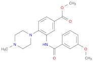 3-[(3-Methoxybenzoyl)aMino]-4-(4-Methyl-1-piperazinyl)benzoic Acid Methyl Ester