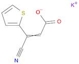 Potassium (Z)-3-cyano-3-(thiophen-2-yl)acrylate