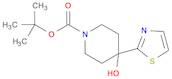 tert-butyl 4-hydroxy-4-(1,3-thiazol-2-yl)piperidine-1-carboxylate