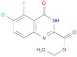 2-Quinazolinecarboxylic acid, 6-chloro-5-fluoro-3,4-dihydro-4-oxo-, ethyl ester