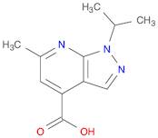 1-isopropyl-6-methyl-1H-pyrazolo[3,4-b]pyridine-4-carboxylic acid