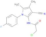 2-Chloro-N-(3-cyano-1-(4-fluorophenyl)-4,5-dimethyl-1H-pyrrol-2-yl)acetamide