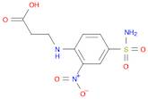 3-((2-Nitro-4-sulfamoylphenyl)amino)propanoic acid