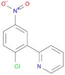 2-(2-chloro-5-nitrophenyl)pyridine