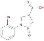 1-(2-BROMOPHENYL)-5-OXOPYRROLIDINE-3-CARBOXYLIC ACID