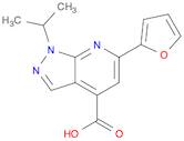 6-(Furan-2-yl)-1-isopropyl-1H-pyrazolo[3,4-b]pyridine-4-carboxylic acid