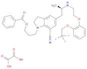 1-[3-(Benzoyloxy)propyl]-2,3-dihydro-5-[(2R)-2-[[2-[2-(2,2,2-trifluoroethoxy)phenoxy]ethyl]amino...