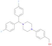 4-{4-[Bis(4-fluorophenyl)methyl]piperazinyl}benzyl alcohol