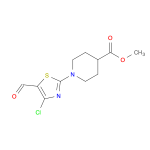 4-CHLORO-2-(4-CARBOMETHOXYL-1-PIPERIDINYL)-5-THIAZOLECARBOXALDEHYDE