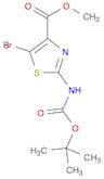 Methyl N-Boc-2-amnio-5-bromothiazole-4-carboxylate