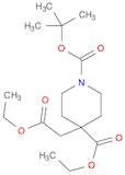 1,4-Piperidinedicarboxylic acid, 4-(2-ethoxy-2-oxoethyl)-, 1-(1,1-dimethylethyl) 4-ethyl ester