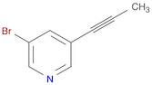 3-bromo-5-(prop-1-ynyl)pyridine