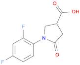 1-(2,4-DIFLUOROPHENYL)-5-OXOPYRROLIDINE-3-CARBOXYLIC ACID