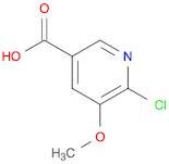 6-chloro-5-methoxy- 3-Pyridinecarboxylic acid