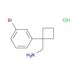 (1-(3-Bromophenyl)cyclobutyl)methanamine hydrochloride