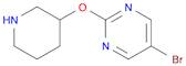 5-BROMO-2-(PIPERIDIN-3-YLOXY)PYRIMIDINE