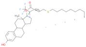 Estra-1,3,5(10)-triene-3,17-diol,7-[9-[(4,4,5,5,5-pentafluoropentyl)thio]nonyl]-,17-acetate,(7a,17…