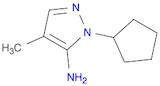 2-CYCLOPENTYL-4-METHYL-2H-PYRAZOL-3-YLAMINE