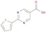 2-(2-thienyl)-5-pyrimidinecarboxylic acid