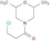 4-(3-chloropropanoyl)-2,6-dimethylmorpholine