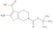 2-amino-6-(tert-butoxycarbonyl)-4,5,6,7-tetrahydrothieno[2,3-c]pyridine-3-carboxylic acid