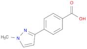 4-(1-Methyl-1H-pyrazol-3-yl)benzoic acid