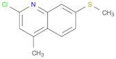 2-CHLORO-4-METHYL-7-(METHYLTHIO)QUINOLINE